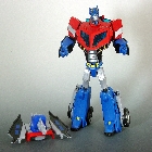 Transformers Animated - Voyager Class - Earth Mode Optimus Prime - Loose - 100% Complete