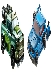 Transformers Prime Deluxe Series 05 - Robots in Disguise - Set of 2 Sergeant Kup & Rumble
