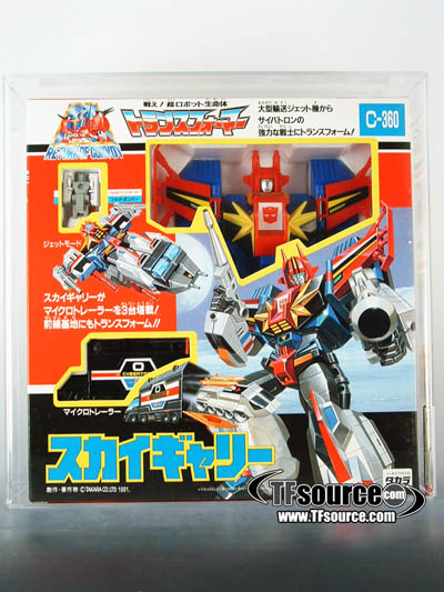 C-360 Sky Garry AFA 90 | Vintage Japanese G1 Transformers | TFSource