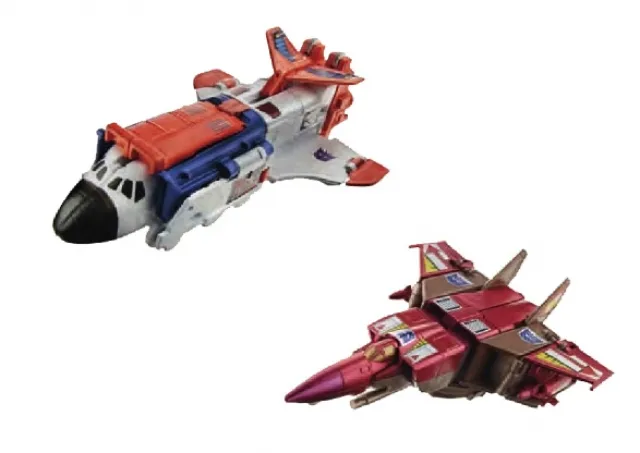 Blitzwing and Astrotrain Set of 2 | Transformers Platinum Edition G1 Reissue
