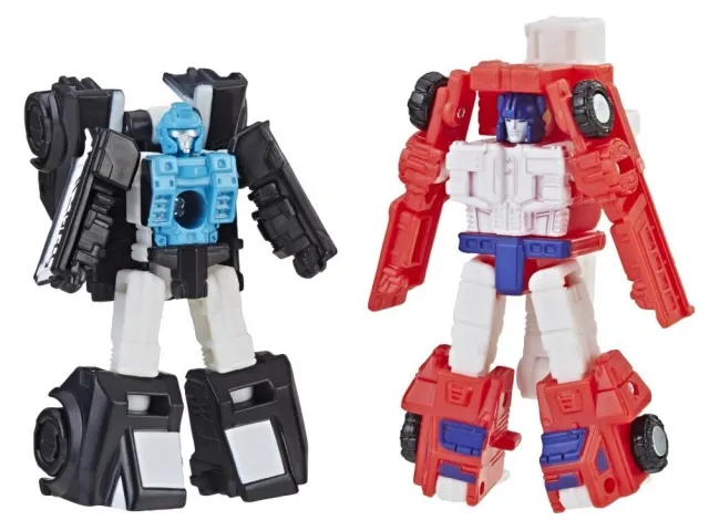 WFC-S19 Autobot Rescue Patrol 2 Pack Red Heat and Stakeout Micromaster Scale | Transformers Generations War for Cybertron Siege Chapter