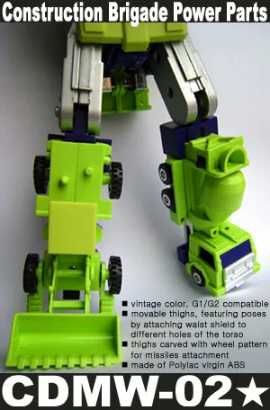 CDMW-02* Construction Brigade Power Parts | Crazy Devy