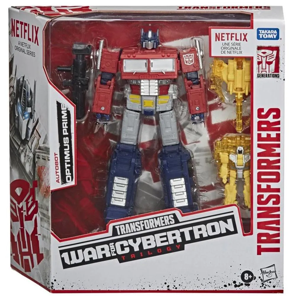 WFC-11 Autobot Optimus Prime Battle 3-Pack | Netflix Transformers