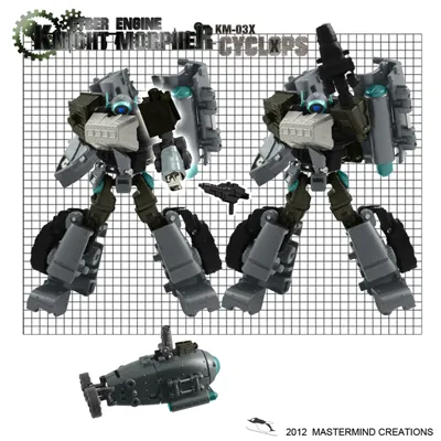 KM-03X Mirroverse Cyclops Limited Edition Holiday Exclusive | Mastermind Creations | Knight Morpher