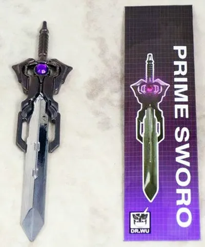 thumbnail image 2 of DR.WU DW-TP09N Upgrade Sword Kit For Optimus Prime - Red & Yellow Translucent Resin 2 of 6