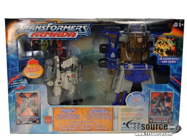 Optimus Prime and Jetfire Giftset Super-con | Transformers Armada