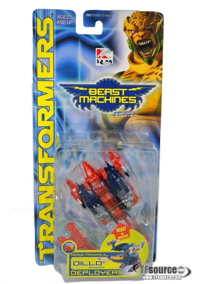 Deployers Dillo Red Version | Transformers Beast Machines