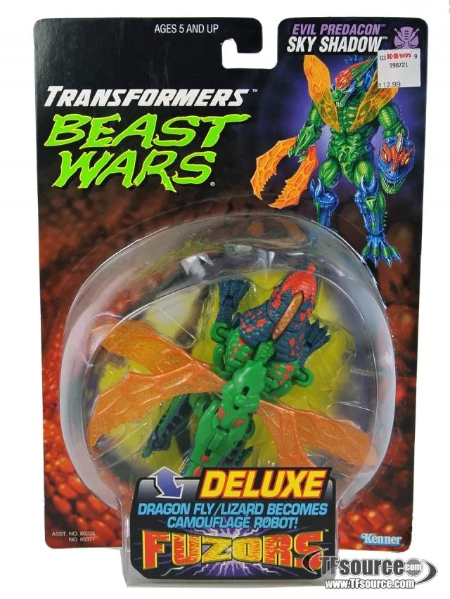 Sky Shadow Deluxe Class | Transformers Beast Wars Fuzors
