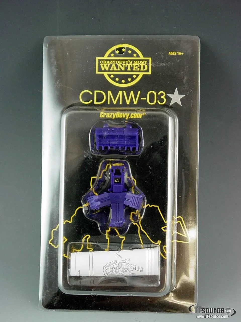 CDMW-03* Mean Robot Power Parts Purple Version | Crazy Devy