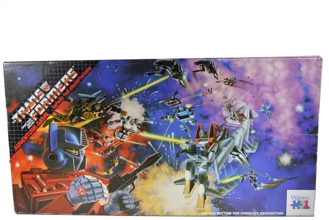 Adventure Game Defeat the Decepticons MIB 100% Complete