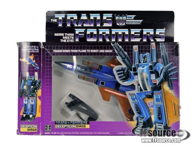 Dirge Conehead Vintage Transformers G1