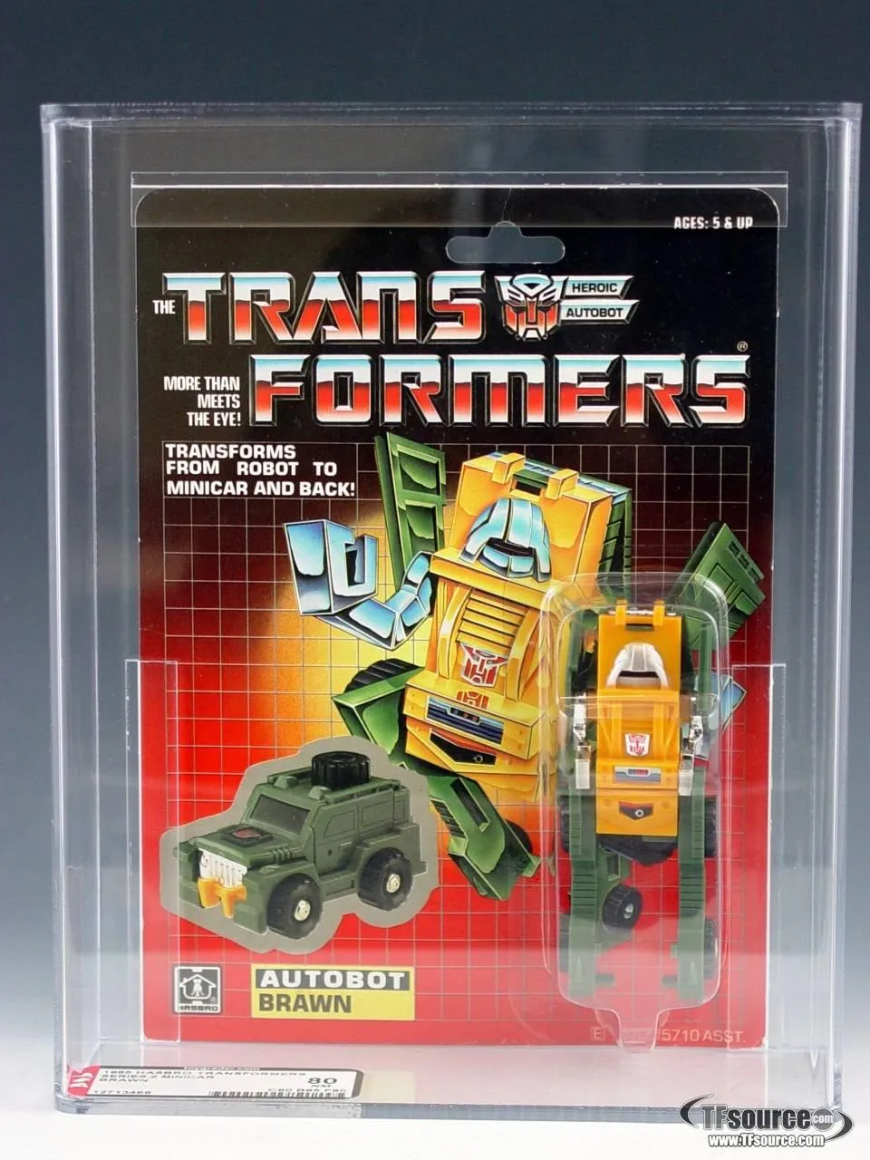 Brawn AFA 80 Minibot Vintage Transformers G1