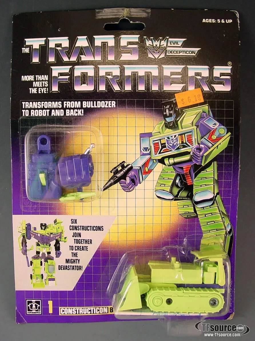 Bonecrusher Combiner Vintage Transformers G1