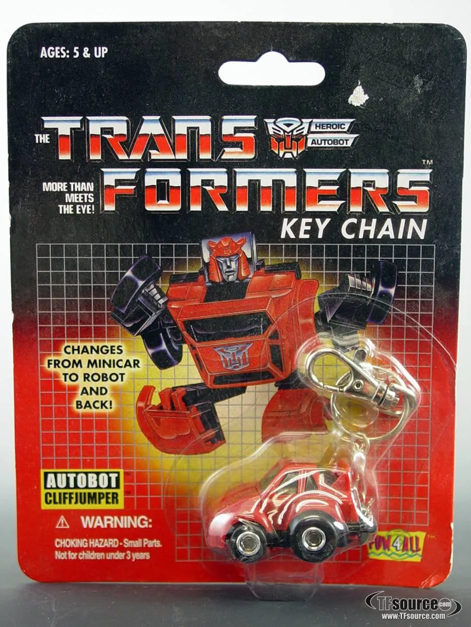 Cliffjumper Key Chain Minibot Vintage Transformers G1