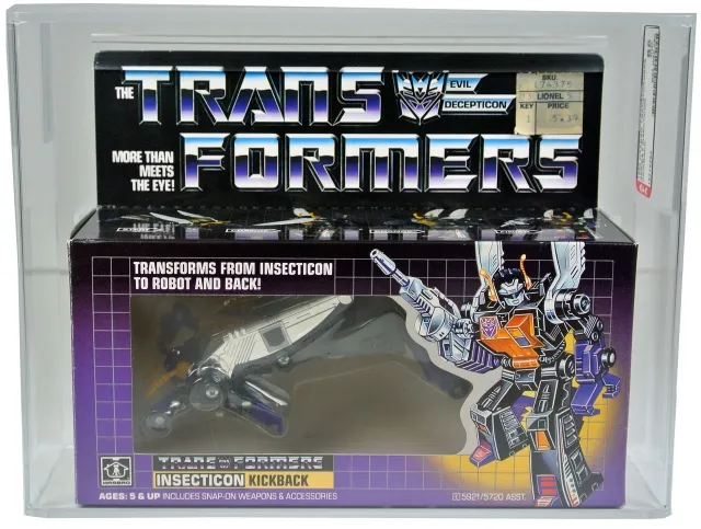 Kickback AFA Q85 Insecticon Vintage Transformers G1