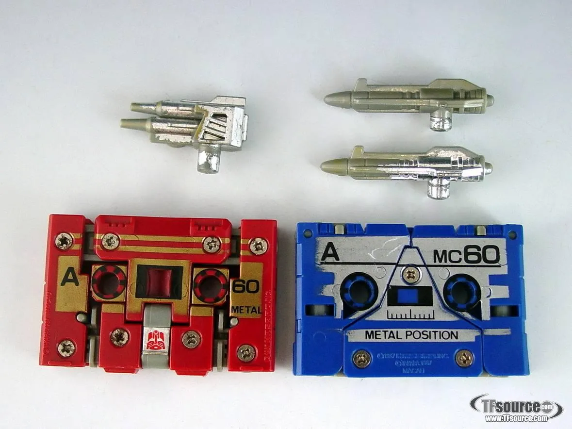Raindance and Grand Slam Cassette Vintage Transformers G1