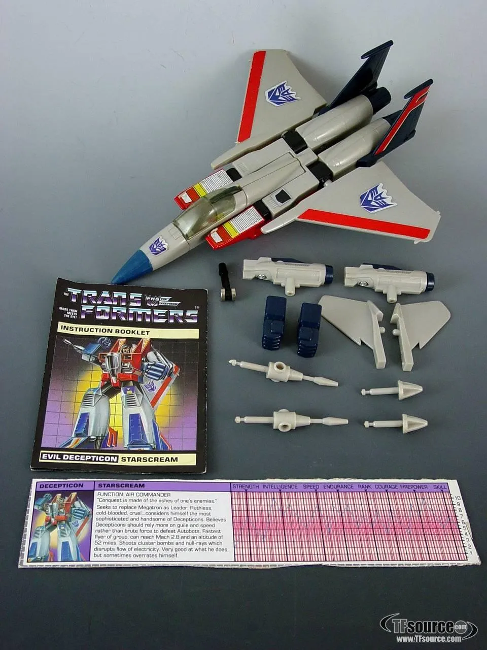 Starscream Seeker Jet Vintage Transformers G1