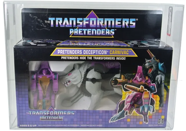 Carnivac AFA Q80 Pretender Vintage Transformers G1