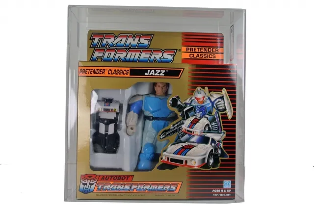 Jazz AFA Q80 Pretender Vintage Transformers G1