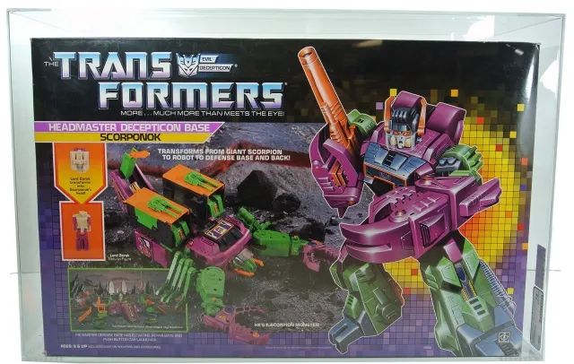 Scorponok AFA Q85 Headmaster Vintage Transformers G1
