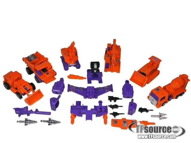 Devastator Orange Version | Vintage Transformers G2