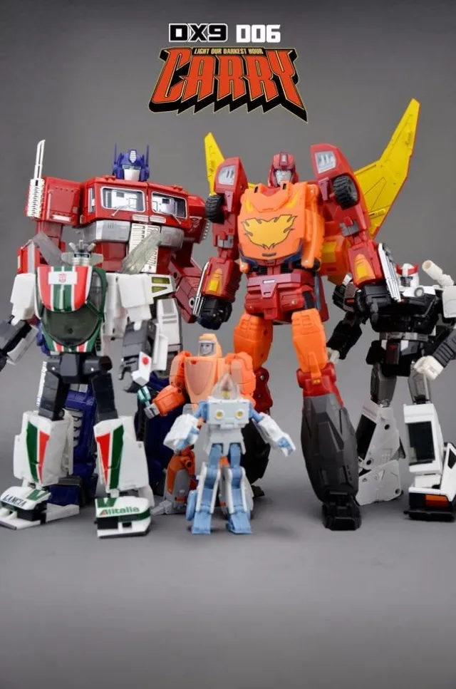 非正規トランスフォーマー DX9 Toys D06 Carry New DX9 D06 Carry Hot Rod Rodimus Prime Figure in box | eBay