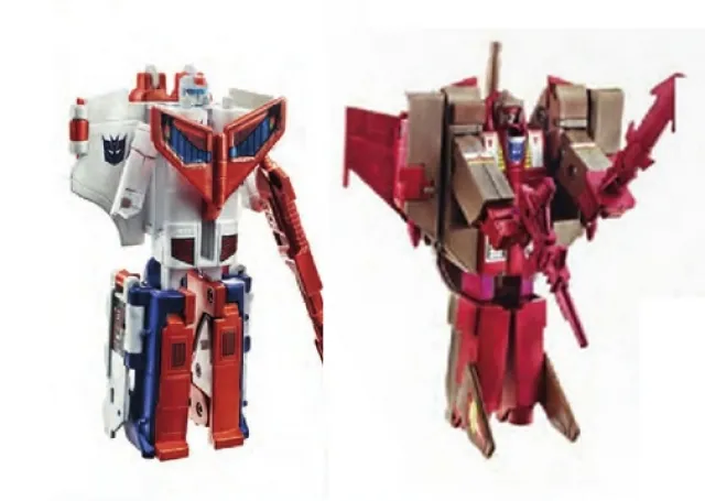 Blitzwing and Astrotrain Set of 2 | Platinum Edition Transformers