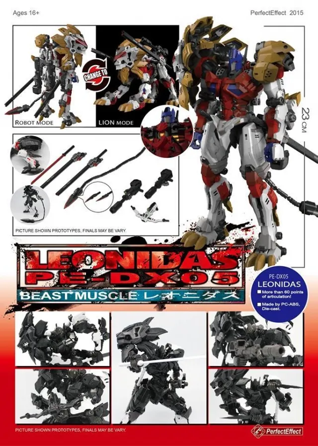 PE-DX05 Leonidas | Perfect Effect 3rd Party Action Figure | TFSource