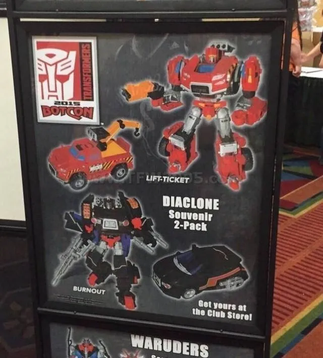 Lift-Ticket and Burnout Botcon Exclusive | BotCon 2015