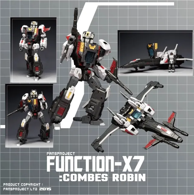FANSPROJECT FUNCTION X7 Combes Robin 新品 X-7 Combes Robin | FansProject 3rd Party Collector Figure | TFSource