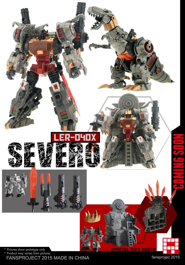 セルゼロ LER-04 Severo DX Version | FansProject 3rd Party Collector Figure