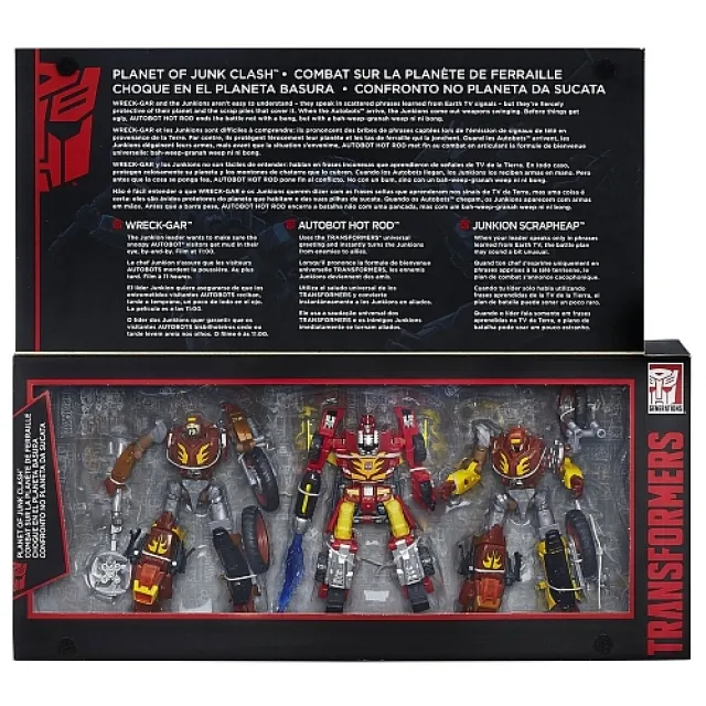 Planet of Junk Clash Set of 3 Figures | Platinum Edition