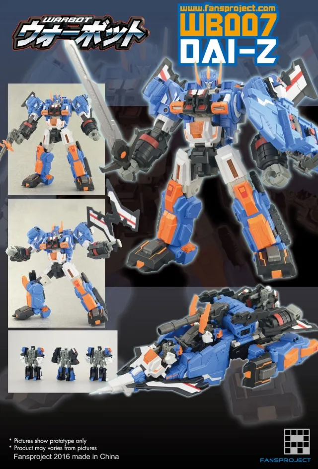 WB007 Dai-Z | FansProject 3rd Party Collector Figure | TFSource
