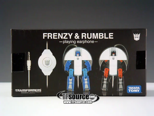 イヤホン TRANSFORMERS FRENZY&RUMBLE Frenzy and Rumble Headphones | Music Label Transformers