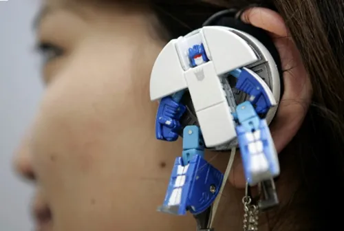 イヤホン TRANSFORMERS FRENZY&RUMBLE Frenzy and Rumble Headphones | Music Label Transformers