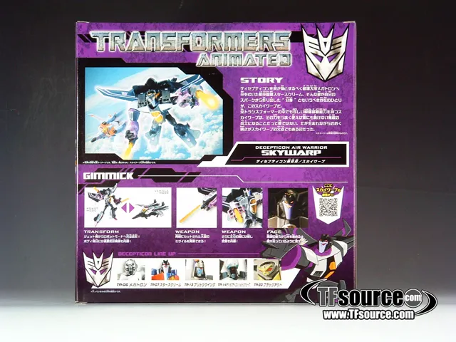 TA23 Skywarp | Japanese Transformers Animated Figure | TFSource