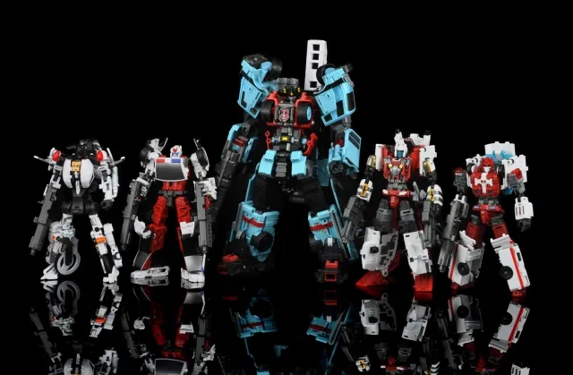 Guardia Combiner Set of 5 | MakeToys Mtcombiner Series | TFsource