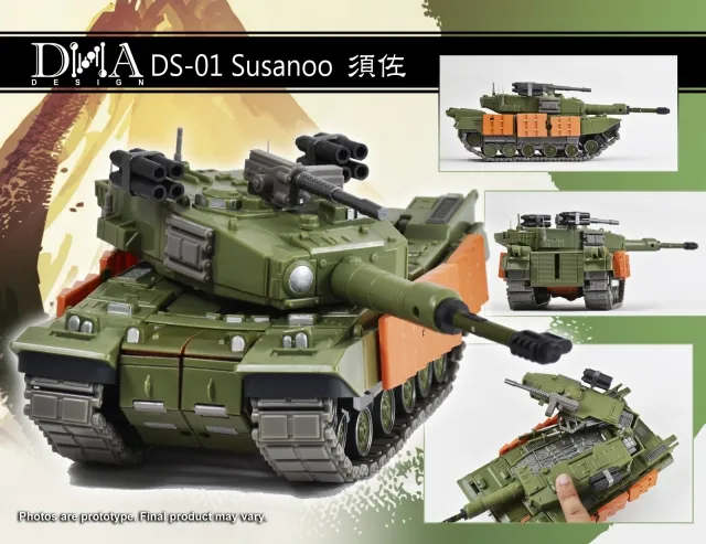 DS-01 Susanoo | DNA Design 3rd Party Transformers Figure | TFSource