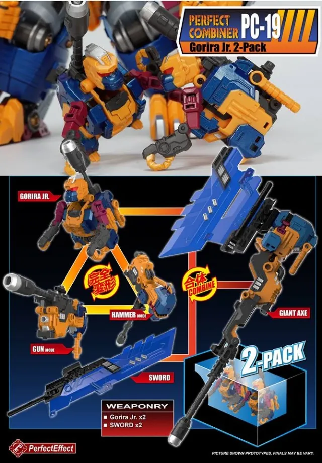 PC-19 Beast Gorira 2-Pack | Perfect Effect Perfect Combiner