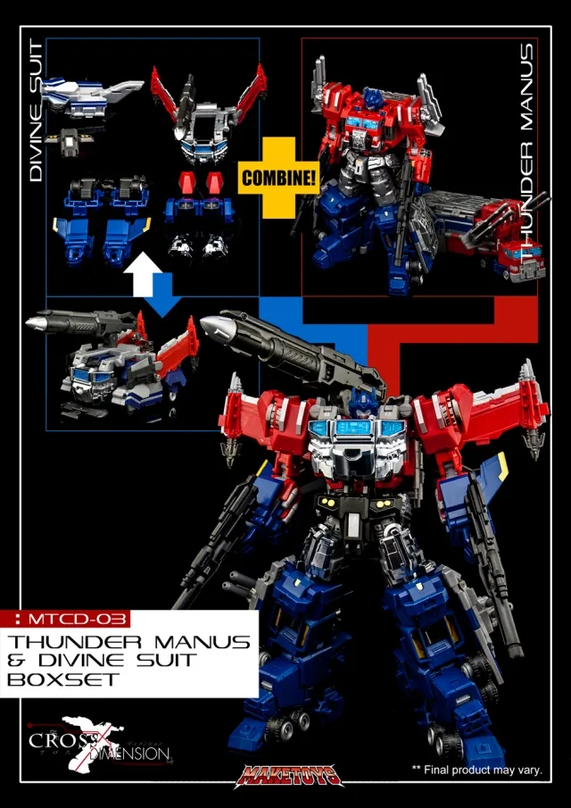 MTCD-03 Thunder Manus and Divine Suit | MakeToys Cross Dimension