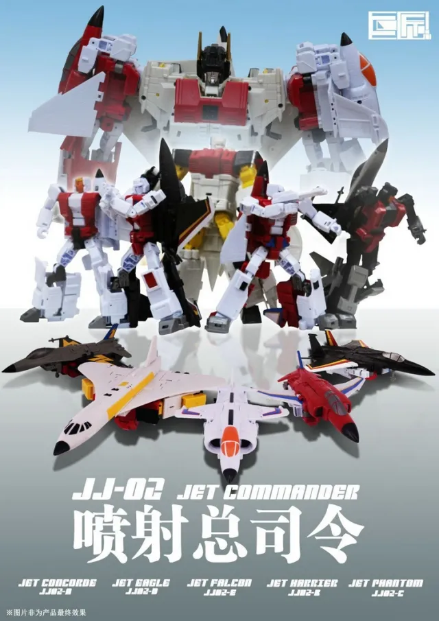 ジェイジェイ JJ-02 Jet Commander Combiner Set of 5 | JuJiang 3rd Party