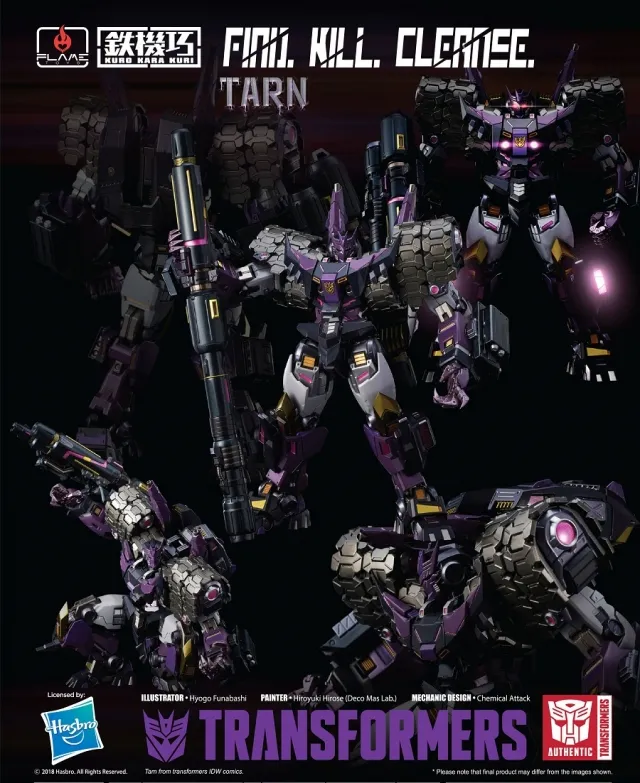 02 Tarn | Flame Toys Kuro Kara Kuri Transformers Figure | TFSource