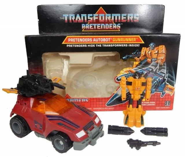 Gunrunner Pretender | Vintage G1 Transformers Figure | TFSource