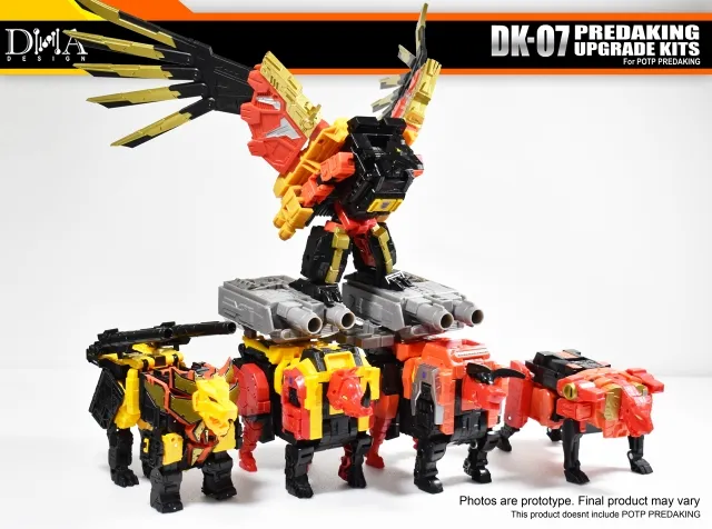 DK-07 Upgrade Kit for Transformers Power of the Primes Predaking
