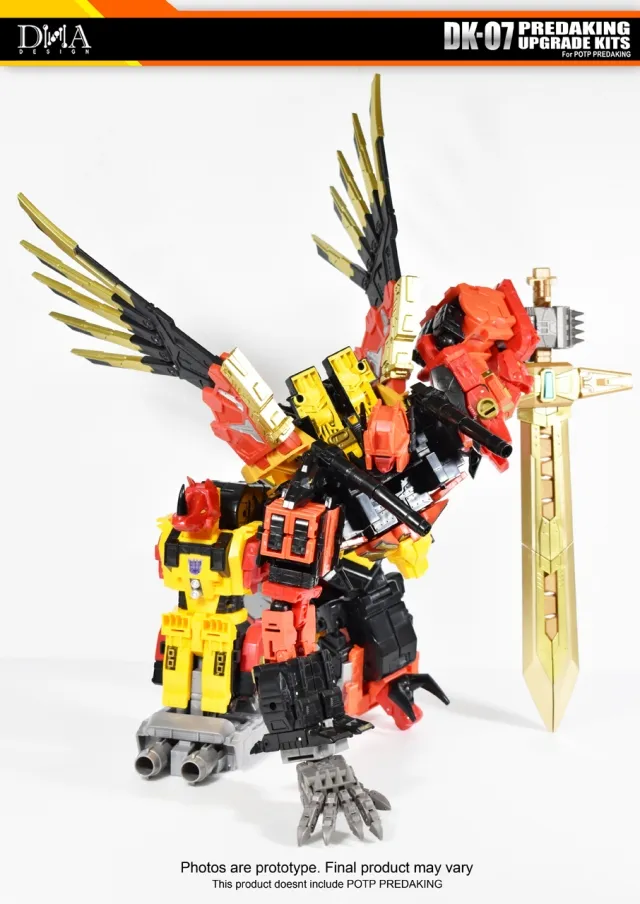 DK-07 Upgrade Kit for Transformers Power of the Primes Predaking