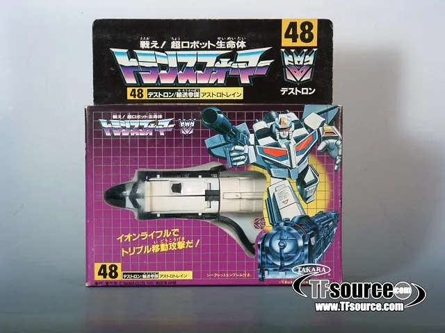 D-48 White Astrotrain | Vintage Japanese G1 Transformers | TFSource