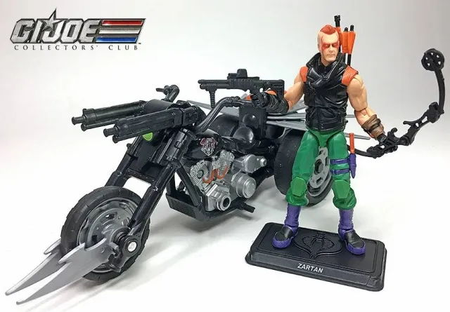 G.I. Joe Ninja Force Zartan with Cold Slither Cycle G.I. Joe