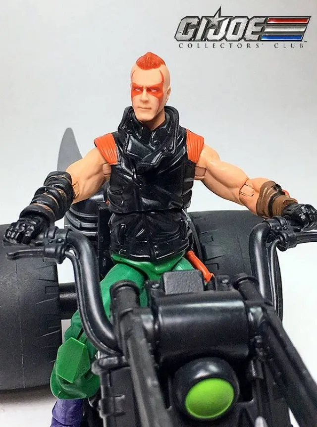 G.I. Joe Ninja Force Zartan with Cold Slither Cycle G.I. Joe Club