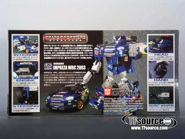 BT-01 Smokescreen #7 | Subaru Impreza WRX | Binaltech Transformers