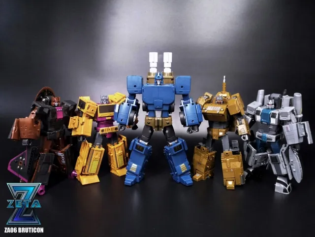 ZA-06 Bruticon Combiner Set of 5 Figures | Zeta Toys 3rd Party